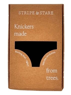 Stripe & Stare The Original Brief Underwear in Black